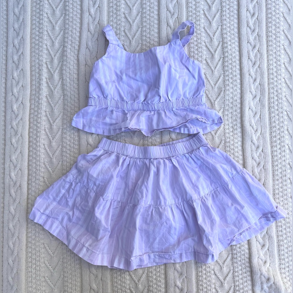 H&M Lilac Matching Top & Dress (2T)